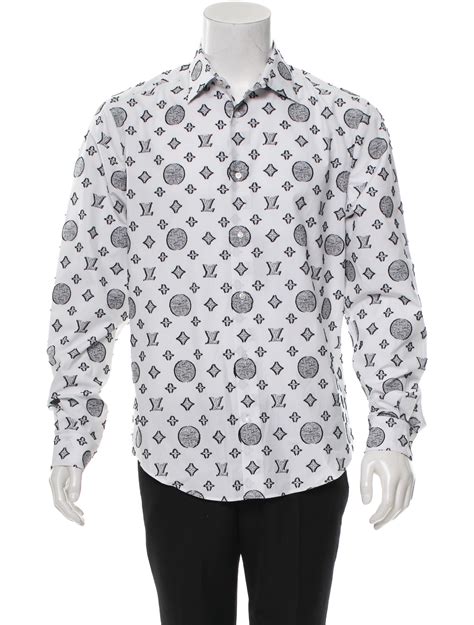 black louis vuitton shirt mens|louis vuitton long sleeve shirt.